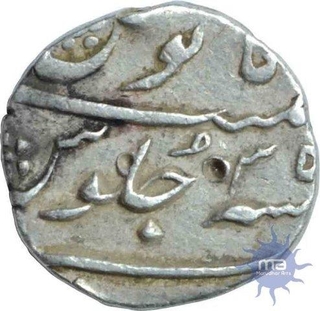 Silver Half Rupee of Aurangzeb Alamgir