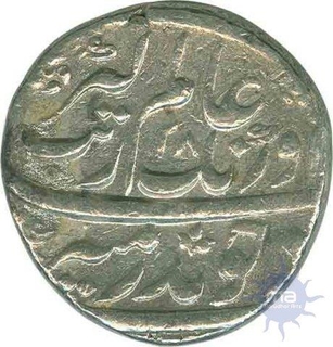 Aurangzeb, Ahmadnagar Silver Rupee, AH10XX / 28RY, date written in place of RY at Rev. and RY at Obv. in place of date, About Very Fine.