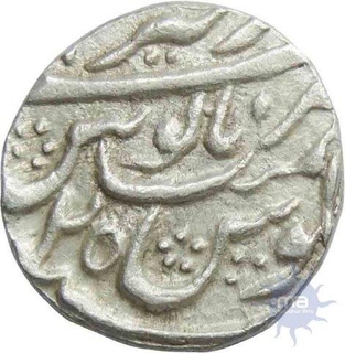 Silver Rupee of Muhammad Shah of Ajmer Dar-ul-khair Mint.