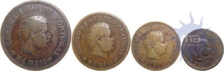 Copper coins of Portuguese,