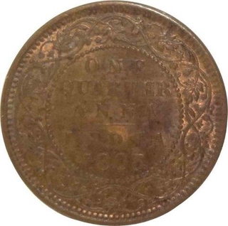 1903, King Edward VII, Copper 1/4 Anna,