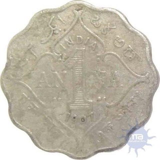 1907, King Edward VII, 1 Anna.