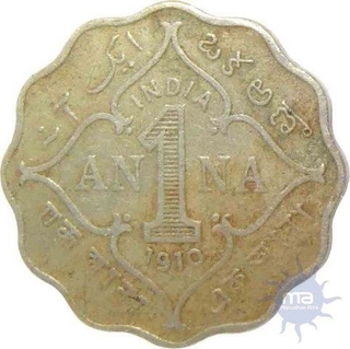 1910, King Edward VII, 1 Anna.