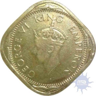 1942, King George VI, 2 Anna.