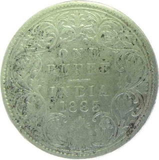  1883, Silver 1 Rupee,Victoria Empress, of Bombay Mint,