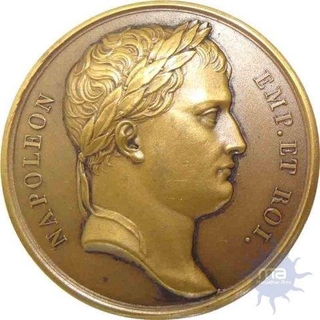 Medal, Napoleone Bonaparte, 1808, Battle of Sommo Sierra and abolition of inquision, About Extremely Fine.