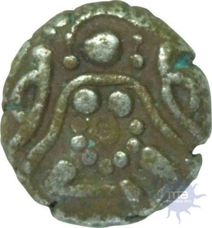 Silver Drachma Coin of Chawhans of Ajmer.