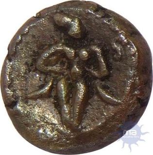 Copper Kasu Coin of Tanjore Nayakas.