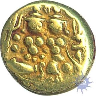 Gold pagoda Coin of Krishna Raja Wodeyar of Mysore.