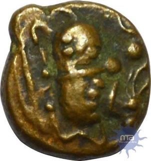 Copper Coin of Srirangaraya II of Vijayanagara Empire.