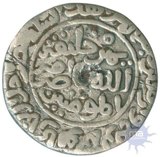 Silver Tanka of Fakhr ud din Mubarak of Bengal Sultanate.