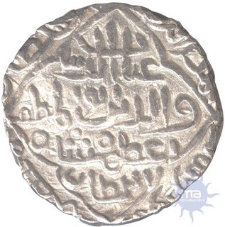 Silver Tanka of Ghiyath Al-Din Azam of  Bengal Sultanate.