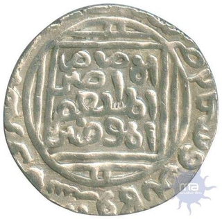 Silver Tanka of Muizz ud din Kaiquabad of Delhi Sultanate