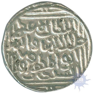 Silver Tanka Coin of Jalal ud din Firuz of Delhi Sultanate.