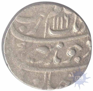 Silver Rupee of Aurangzeb Alamgir of Murshidabad Mint.