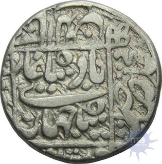 Silver Rupee of Shah Jahan of Junagarh Mint.