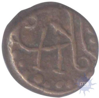 Copper cash of Fredrick IV of Indo Danish.