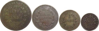 Copper coins of  East India Company