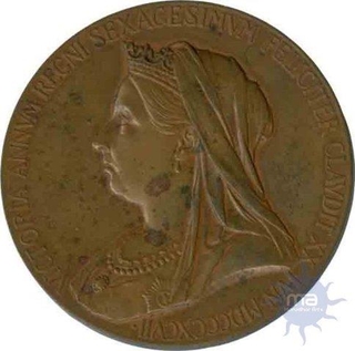 Copper Medal of  Diamond Jubilee of Queen Victoria.