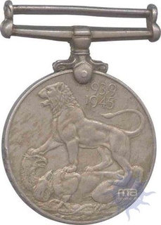 Silver War Medal of King George VI.