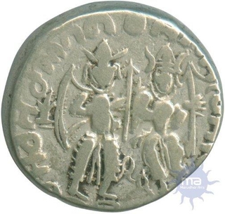 Silver Temple Token of Ram Darbar.