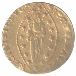 Gold zechino Coin of Paulo Rainer of Venice  of Italy.