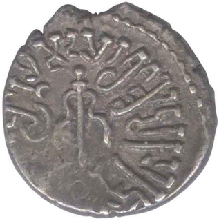 Silver Drachma Coin of Matraikas of Vallabhi