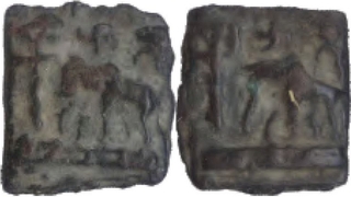 Cast Copper Coins of Sunga Dynasty.