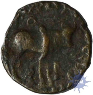 Copper Drachma Coin of Kujula Kadphises of Kushan Dynasty.