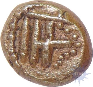 Copper Kasu Coin of Shivaganga Rajas.