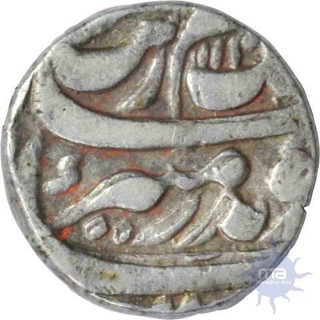 Silver Rupee Coin of Aurangzeb Alamgir of Lahore Mint.