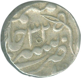 Silver Rupee Coin of Bundi State.