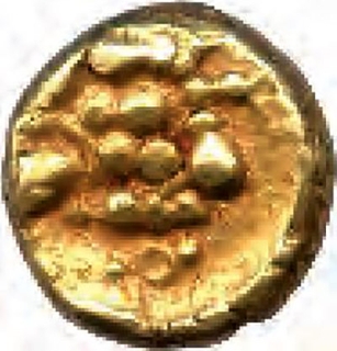 Gold Half Pagoda Coin of Krishnadevaraya of Mysore State.