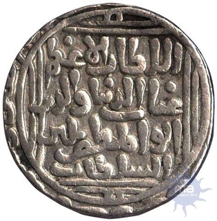 Silver Tanks Coin of Ghiyath al din Balban of Delhi Sultanate.