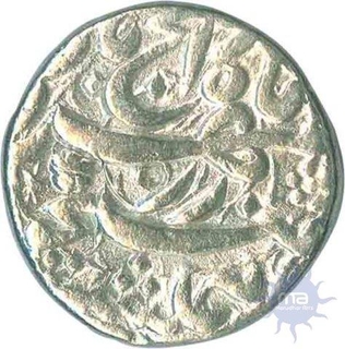 Silver Rupee Coin of Muhammad Akbar of Allahabad Mint.