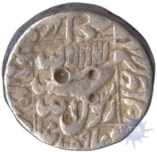 Silver Rupee Coin of Shah Jahan of Bhakkar Mint.