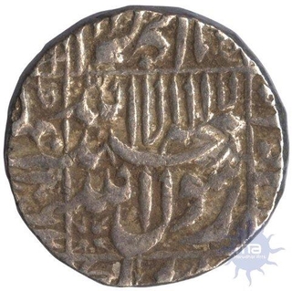 Silver Rupee Coin of Muhammad Shah Jahan of Surat Mint.