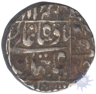 Silver Rupee Coin of Muhammad Shah Jahan of Surat Mint.