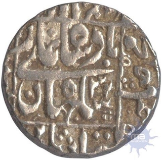 Silver Rupee Coin of Muhammad Shah Jahan of Surat Mint.