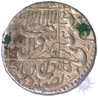 Silver Rupee Coin of Shah Jahan of Surat Mint.