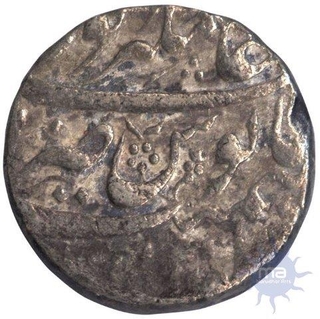 Silver Rupee Coin of Aurangzeb Alamgir of Alamgirpur Mint.