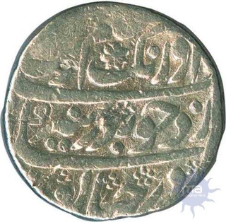 Silver Rupee Coin of Aurangzeb Alamgir of Gulkanda Mint.