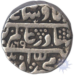 Silver Rupee Coin of Aurangzeb Alamgir of Gulkanda Mint.