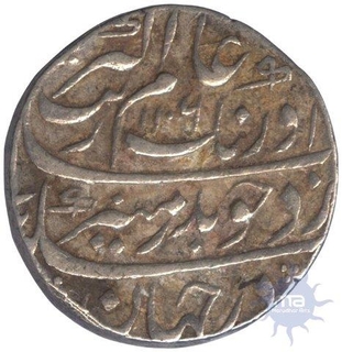 Silver Rupee Coin of Aurangzeb Alamgir of Junagarh Mint.