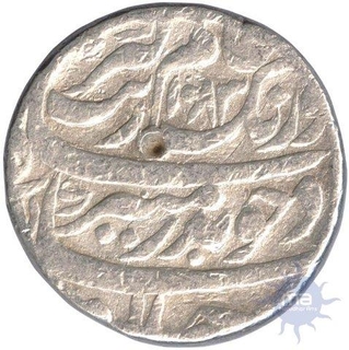 Silver Rupee Coin of Aurangzeb Alamgir of Multan Mint.