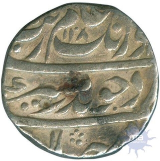 Silver Rupee Coin of Aurangzeb Alamgir of Sahrind Mint.