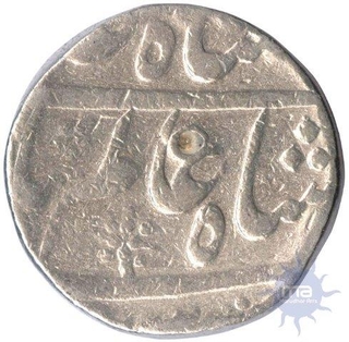 Silver Rupee Coin of Shah Alam Bahadur of Karimabad Mint.