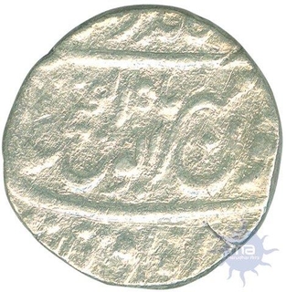 Silver Rupee Coin of Jahandar Shah of Khambayat Mint.