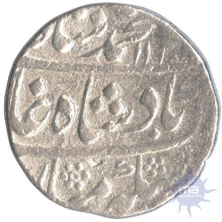 Silver Rupee Coin of Muhammad Shah of Akbarabad Mint.