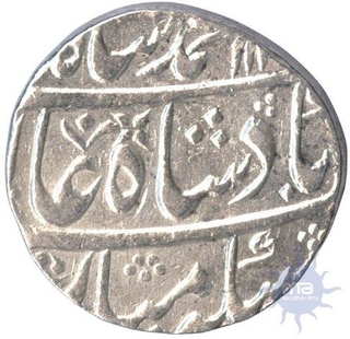 Silver Rupee Coin of Muhammad Shah of Itawa Mint.